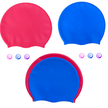Load image into Gallery viewer, cute curlz swimming cap
