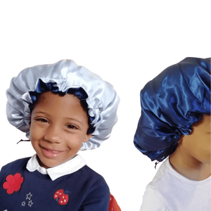 Medium satin bonnet (reversible)