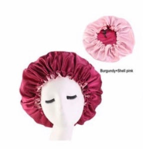 Medium satin bonnet (reversible)