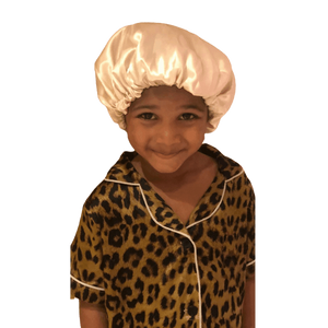 Small satin bonnet (reversible)