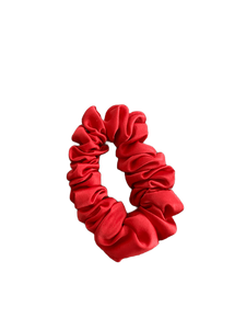 Skinny satin scrunchies