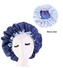 Medium satin bonnet (reversible)