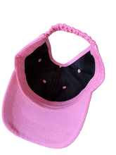Load image into Gallery viewer, Pink cute curlz cap (satin lined)
