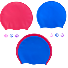 Load image into Gallery viewer, cute curlz swimming cap
