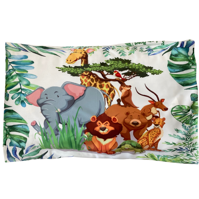 jungle/ affirmation satin pillowcase