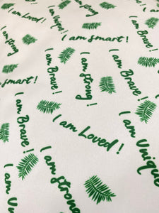 jungle/ affirmation satin pillowcase