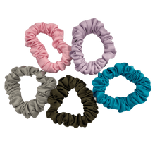 Load image into Gallery viewer, Skinny satin scrunchies
