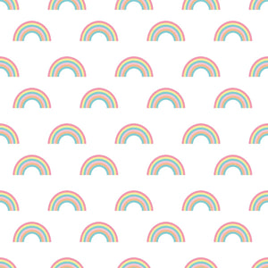 cute curlz rainbow / affirmation satin pillowcase
